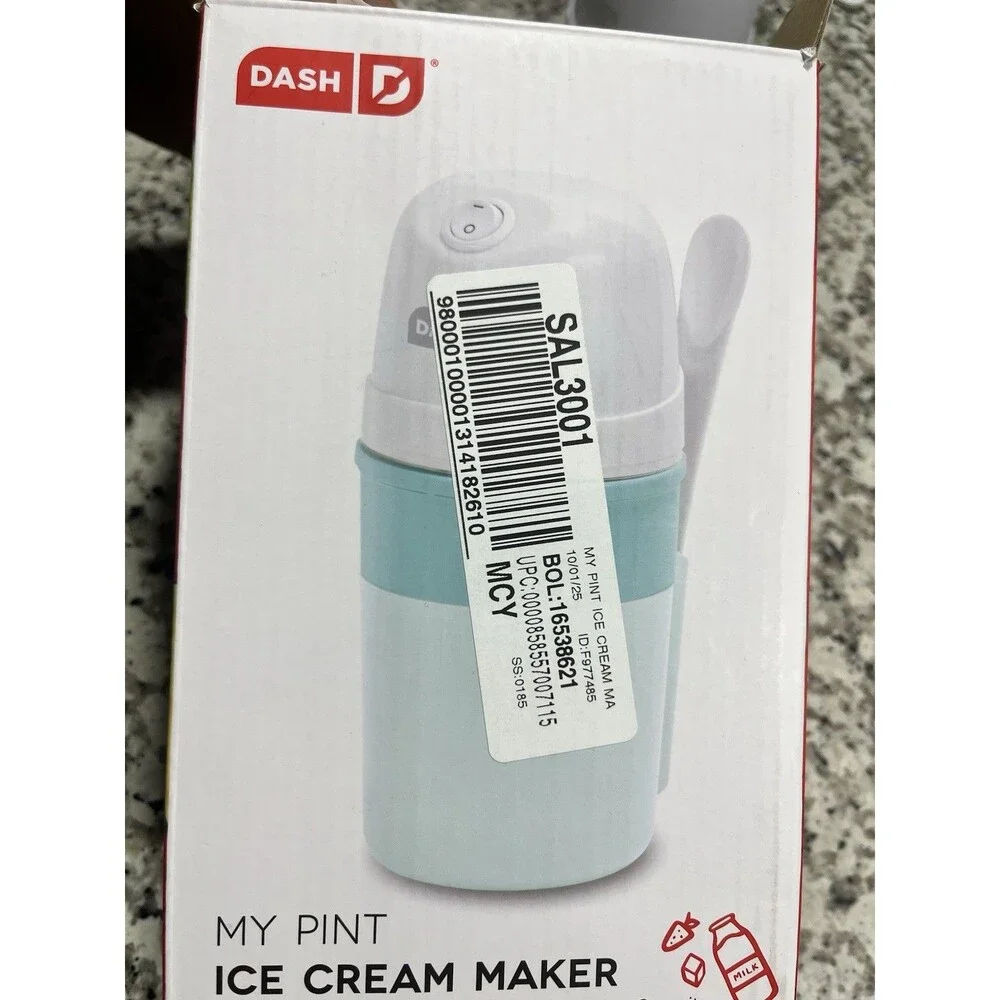 DASH My Pint Ice Cream Maker – 1 Pint Personal Ice Cream Machine, Read Desc.
